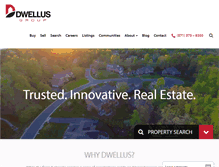 Tablet Screenshot of dwellus.com